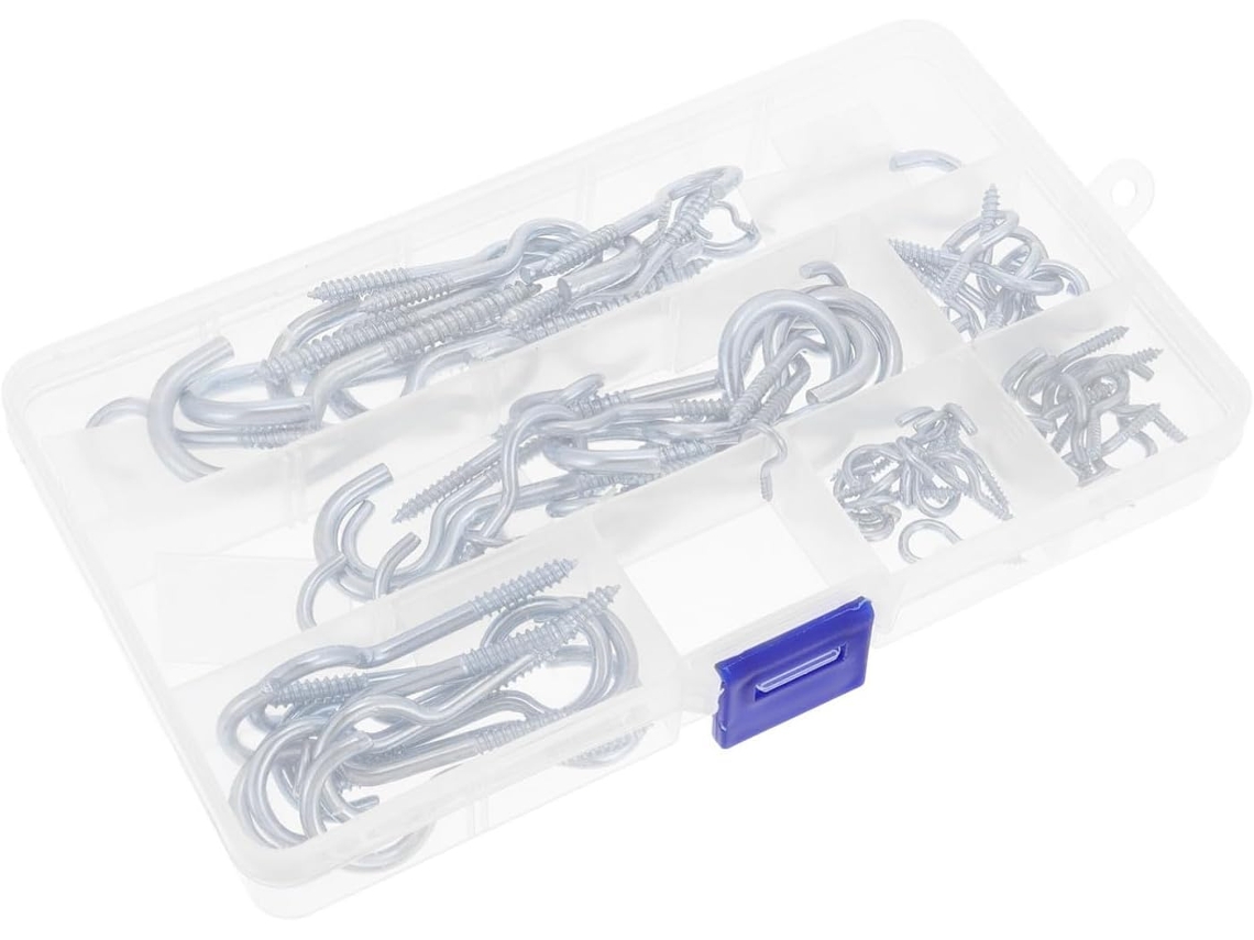 Kit De Fusos Telhado Hemobllo Heavy Duty, Com 80-ganchos De Aço Carbono, Fácil Instalação, Rosca Longa Uso