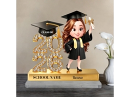 Presentes De Formatura Personalizados Para A Turma De 2026, Estatueta 2d Em Acrílico Estilo Desenho Animado