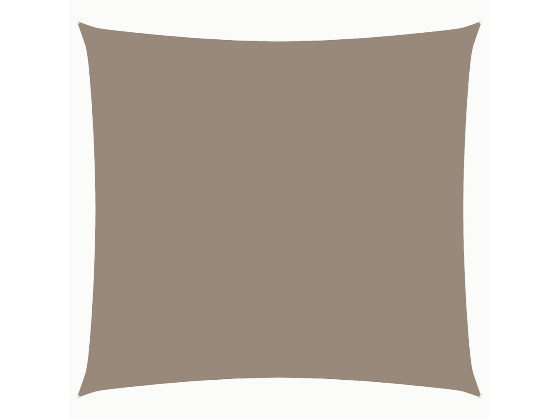 Vela Para Sol Tecido Oxford Quadrado Cinzento acastanhado 5x5 m MAISON EXCLUSIVE