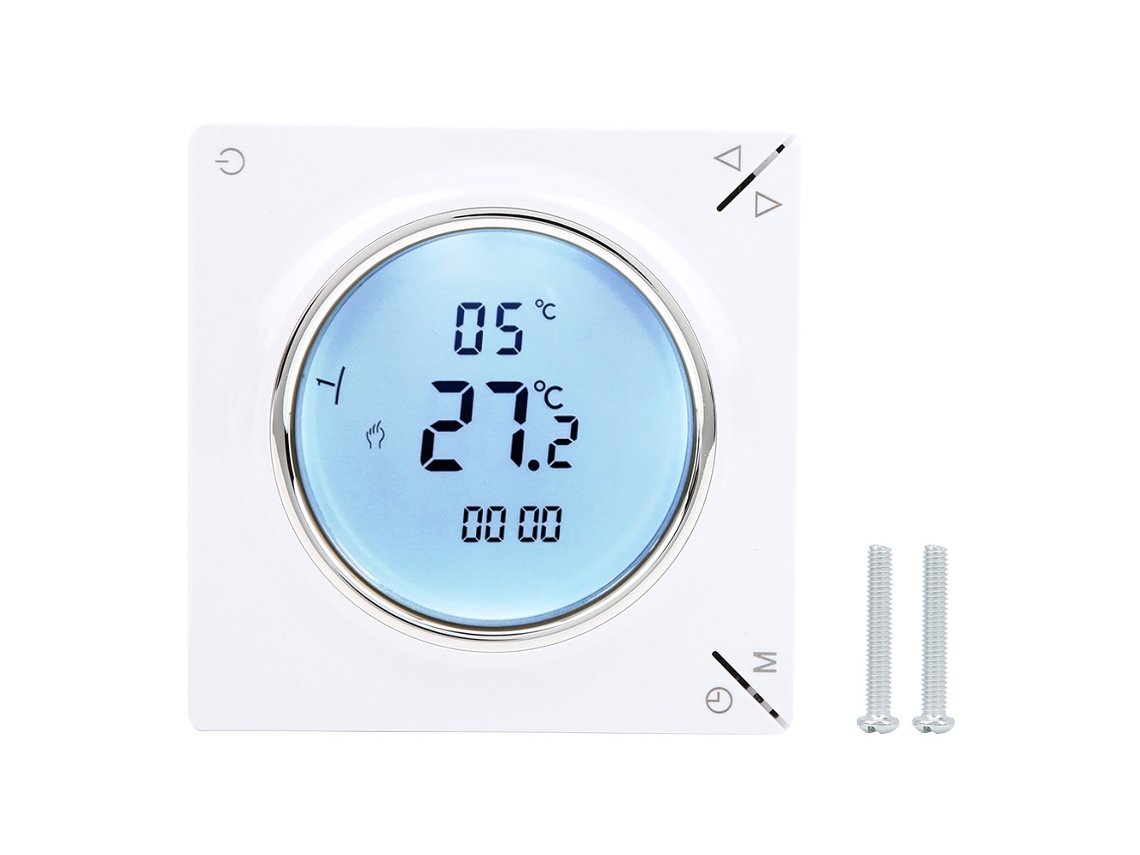 Termostato Digital Lcd Programável Para Aquecimento Elétrico Controlador De Temperatura