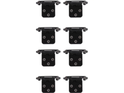 Conjunto De 8 Dobradiças Fechamento Automático Para Portas Armário,