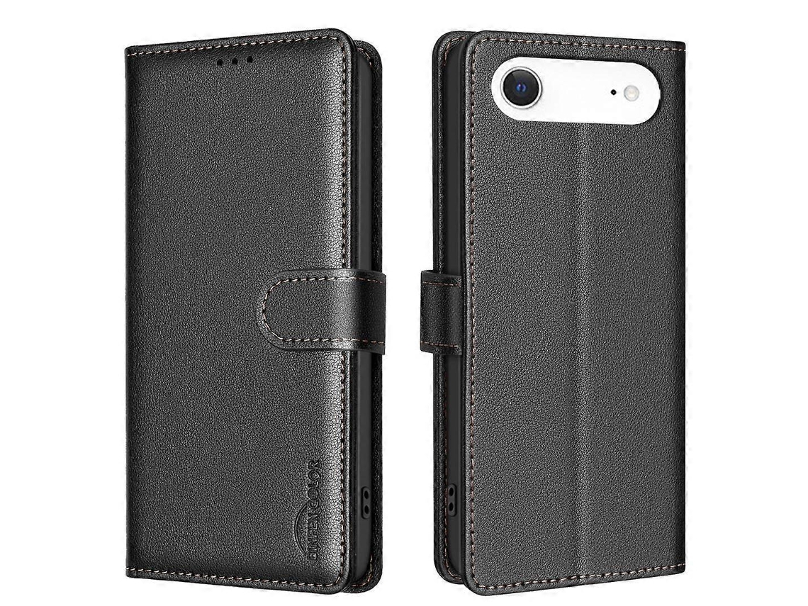Capa De Couro Antifurto Para Celular Com Textura De Lichia E Rfid