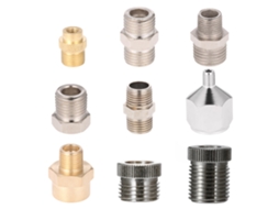Kit de adaptadores universais profissionais para aerógrafo com 9 peças, conectores para compressor e mangueira de aerógrafo, acessórios para ferramentas.
