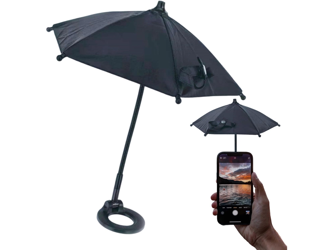 Protetor Solar Magnético Generico Para Celulares Proteção Portátil E Ajustável Smartphones, Ideal Para Uso Externo