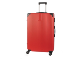 Mala De Grande Volume Trolley Rígida Ultraleve, Abs De Alta Resistência Com Cantos Reforçados. Fechadura Numérica E 4 Rodas Duplas Removíveis 360°.