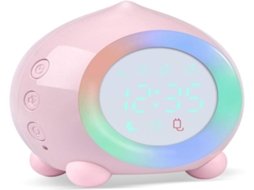 Despertador infantil Lurelia com sensor de toque, temporizador, RGB e luz brilhante para crianças.