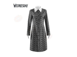 _traje de Cosplay da Wednesday Addams Nevermore Academy Uniforme Escolar Conjunto Unissex