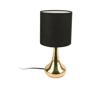 Candeeiro de cabeceira touch designer - H. 32 cm - Preto - THE CONCEPT FACTORY - Contemporâneo - Design - Metal - 40 W