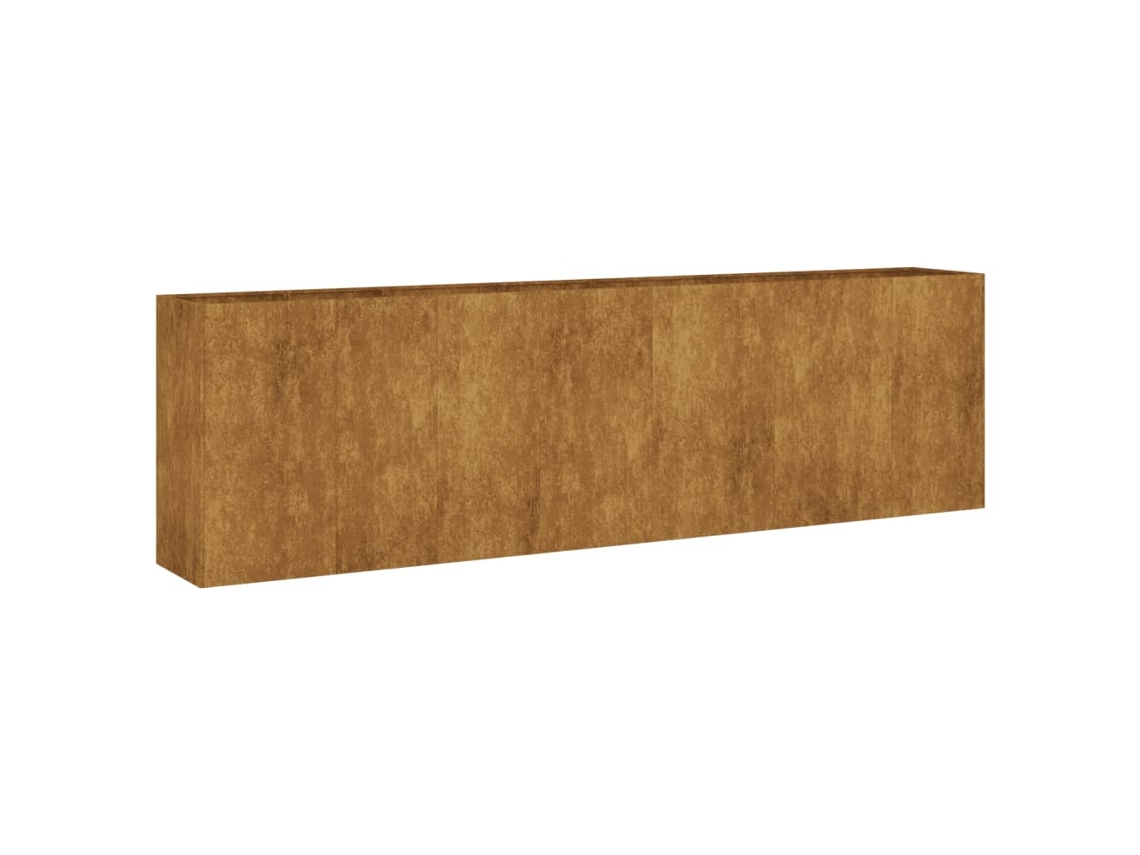 Garden Raised Bed, Garden Raised Beds Vidaxl Marrom Aço (280 X 40 X 80 Cm)