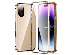 Capa De Vidro Temperado Hd Para Iphone 16 - Fecho Magnético Duplo