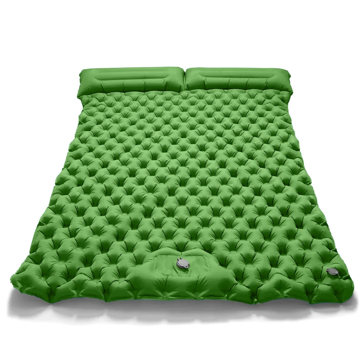 (verde) Colchão Inflável De Casal Para Camping Ao Ar Livre, Ultraleve E Dobrável