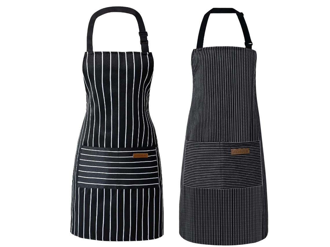 Avental De Cozinha Com Bolso Avental Feminino Masculino Unissexo Para Cozinheiro