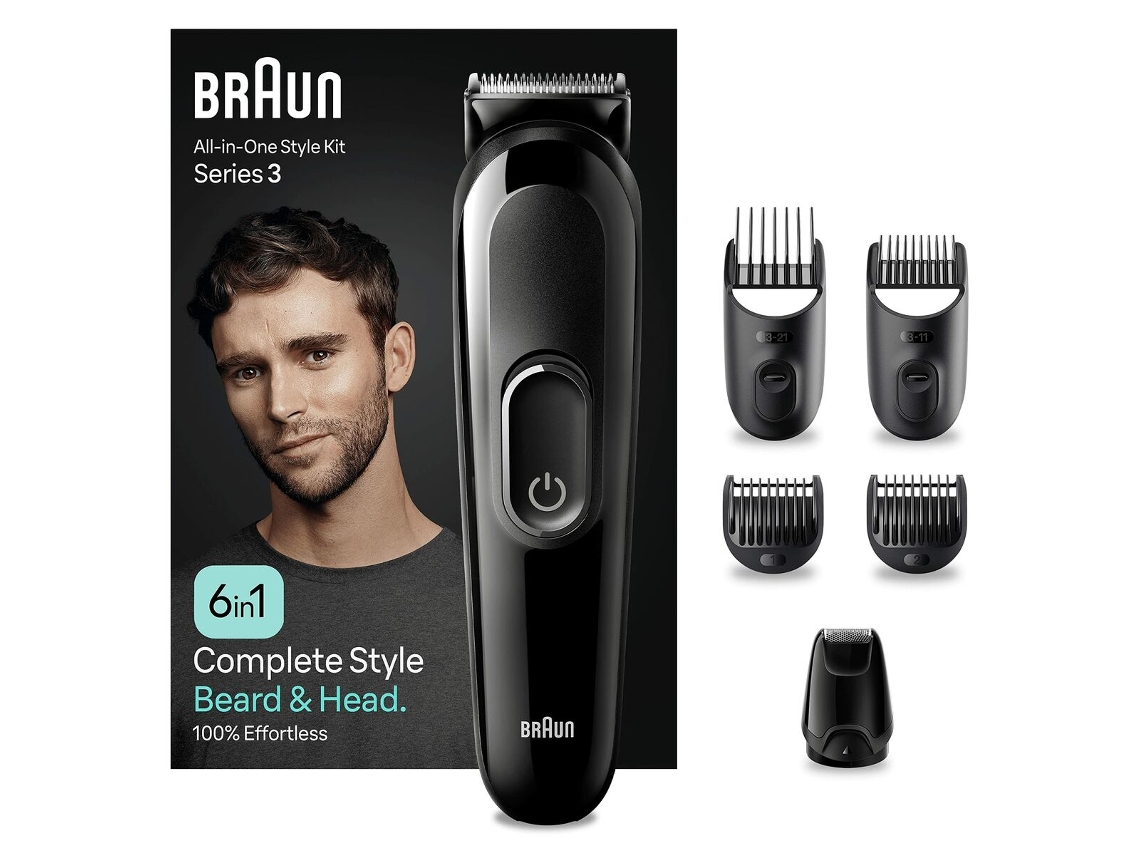 Máquina de Barbear Manual Braun Series 3 Mgk3420