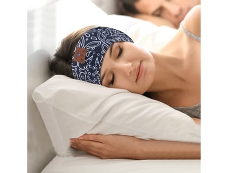 Headband Com Fones De Ouvido Bluetooth Sem Fio Para Dormir E Esportes