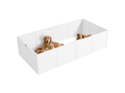 Caixa de Arremesso para Cães, 196x96x48 Cm, Branca | S/MARCA