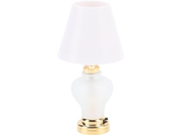 Luminária em Miniatura para Casa de Bonecas na Escala 1:12 Móvel Elegante com Luz Decorativa - Acessório SFUSHOS