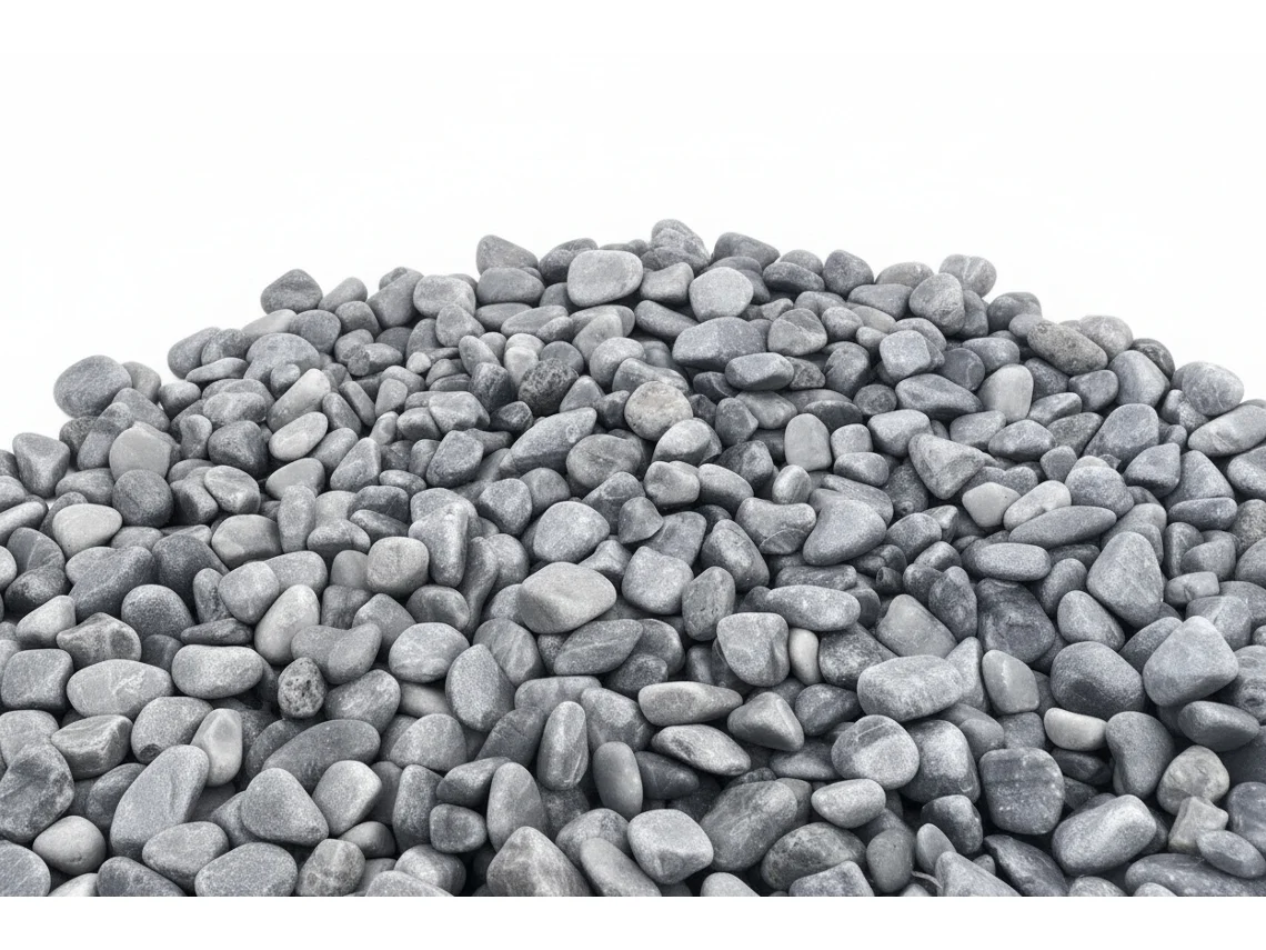 Seixo Rolado Cinza Azul Premium Saco 20 Kg. / 6-12 Mm