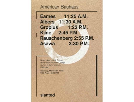 Livro American Bauhaus de Erik Schmitt (Inglês)
