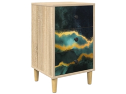 Maison Exclusive - Armário De Cabeceira Wijhe Carvalho Sonoma 36 X 33 X 60 Cm