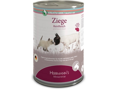 Comida para Cães HERRMANNS Pure Goat (400 g - Húmida - Adulto - Cabra)