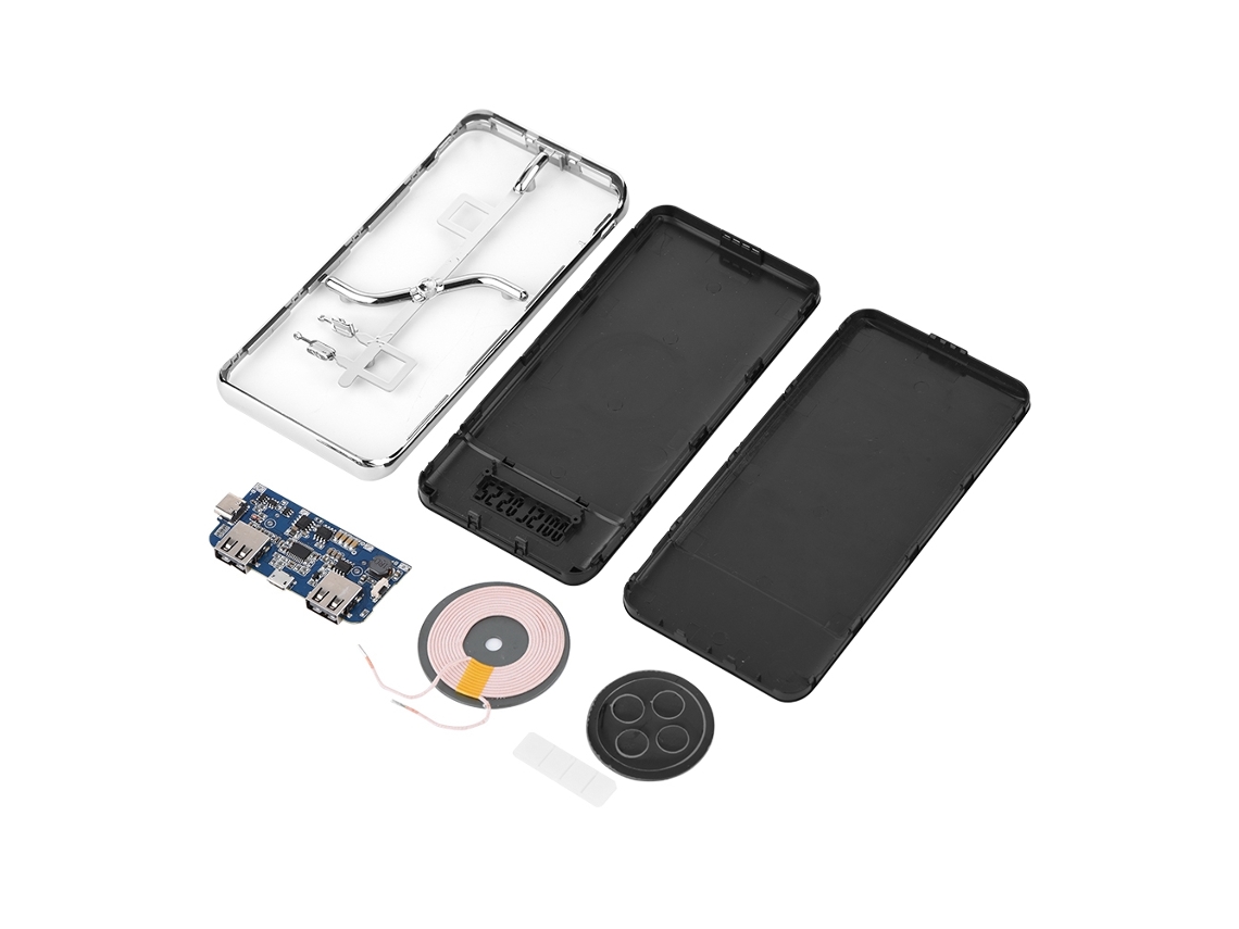 Carregador Portátil LAXISCREED Dual Usb Qi Rápido