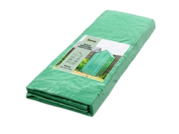 Cobertura De Substituição Para Estufa 140x73x190 Cm Com Janela E Porta Anti-uv, Verde