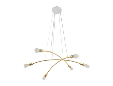 Lustre Helix Metal E27 6 Lâmpadas