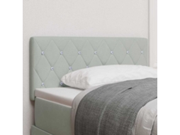 Vidaxl Cabeceira Cinzento-claro 90 Cm Veludo