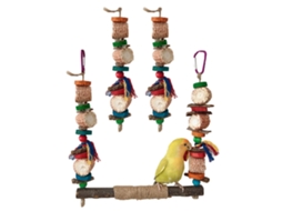 Conjunto de balanço AQUAFORGE para pássaros com suporte de balanço e rede