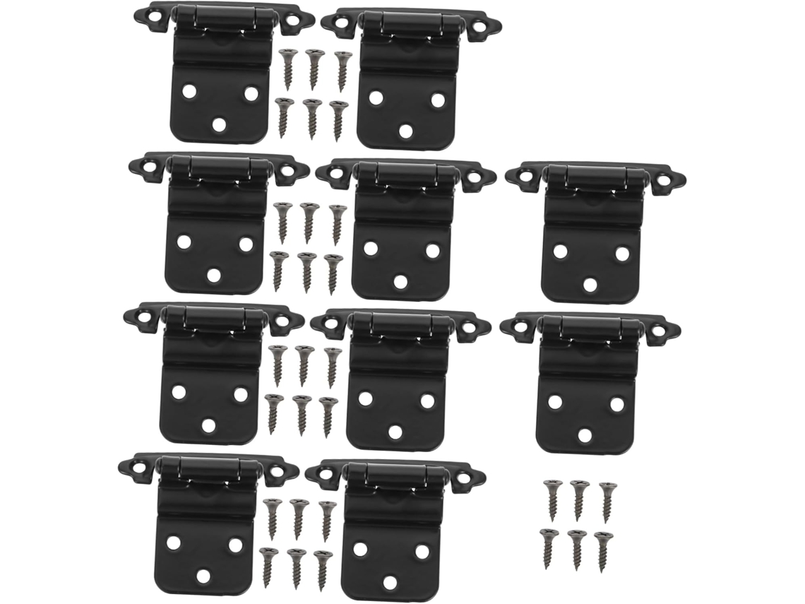 Conjunto De 10 Dobradiças Metálicas Com Fechamento Automático Para