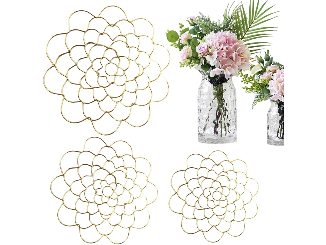 Suporte Para Arranjos Florais, Grade Floral Para Vaso, Arranjadores De Arame |