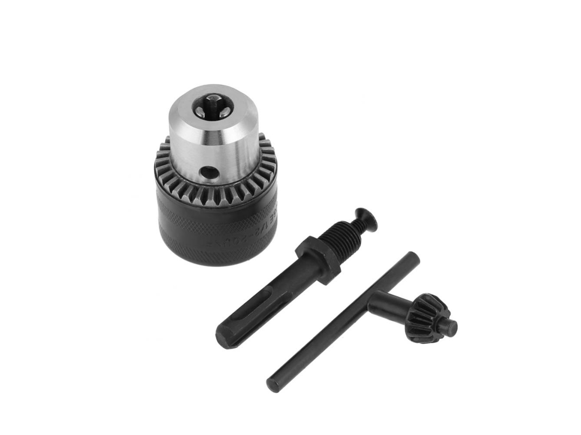 Adaptador De Mandril Para Taladro Martillo Com Chave, Faixa De Capacidade 1.5-13mm