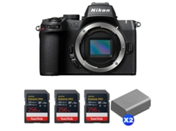 Z50 Ii + 3 Sandisk 256gb Extreme Pro Uhs ii Sdxc + 2 Nikon En el25a + Ebook “20 Dicas para Fotos Que Impressionam” NIKON
