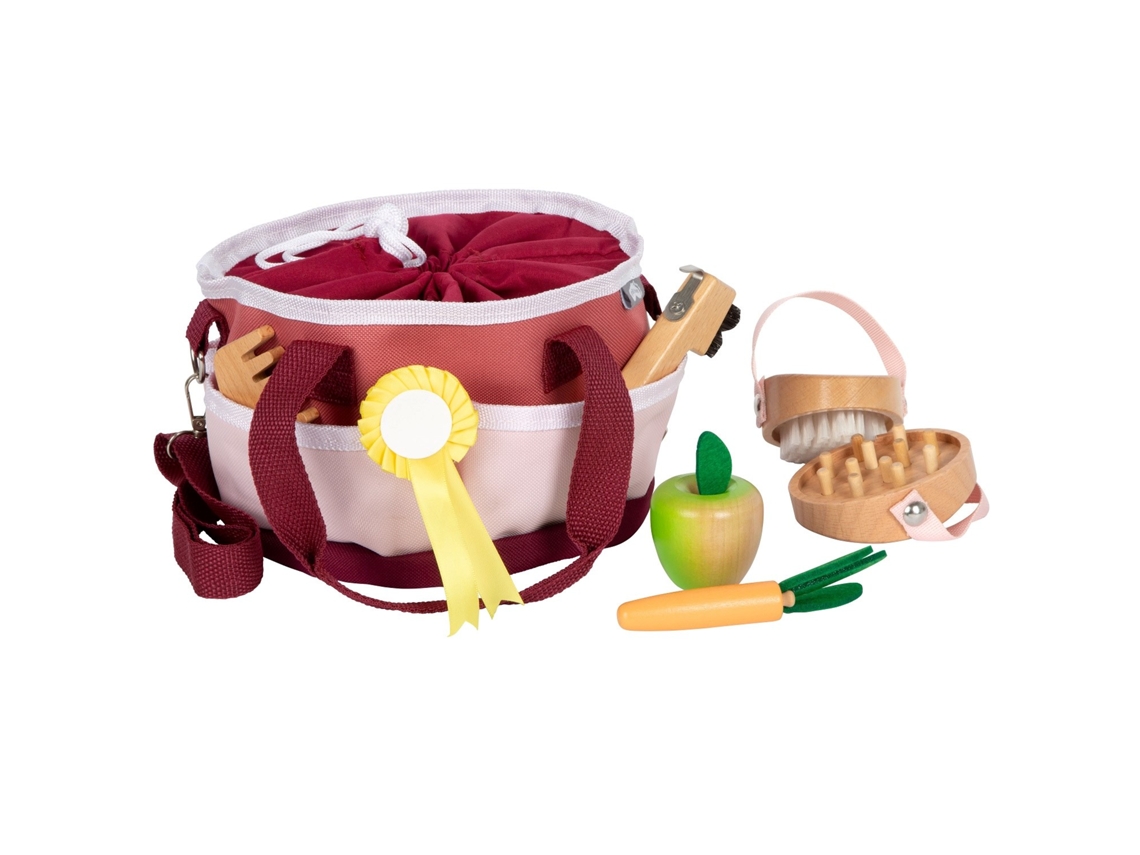 Horse Care Set With Bag Red
