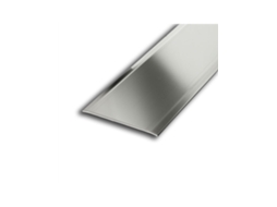 Jardin202 - Pack 10 Unidades.transicion Aluminio Dos Alas - 80mm 80mm Anch. 3mm Alt. 1m Larg. Taladrado | 80mm Anch. 3mm Alt. 1m Larg. Taladrado ()