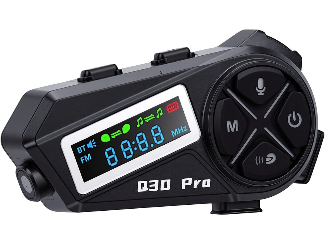 Capa Bluetooth Para Moto, Com Son Hifi E Display Led, Conduíte Conduíte, Resistência Ipx6, Micro Antibruit