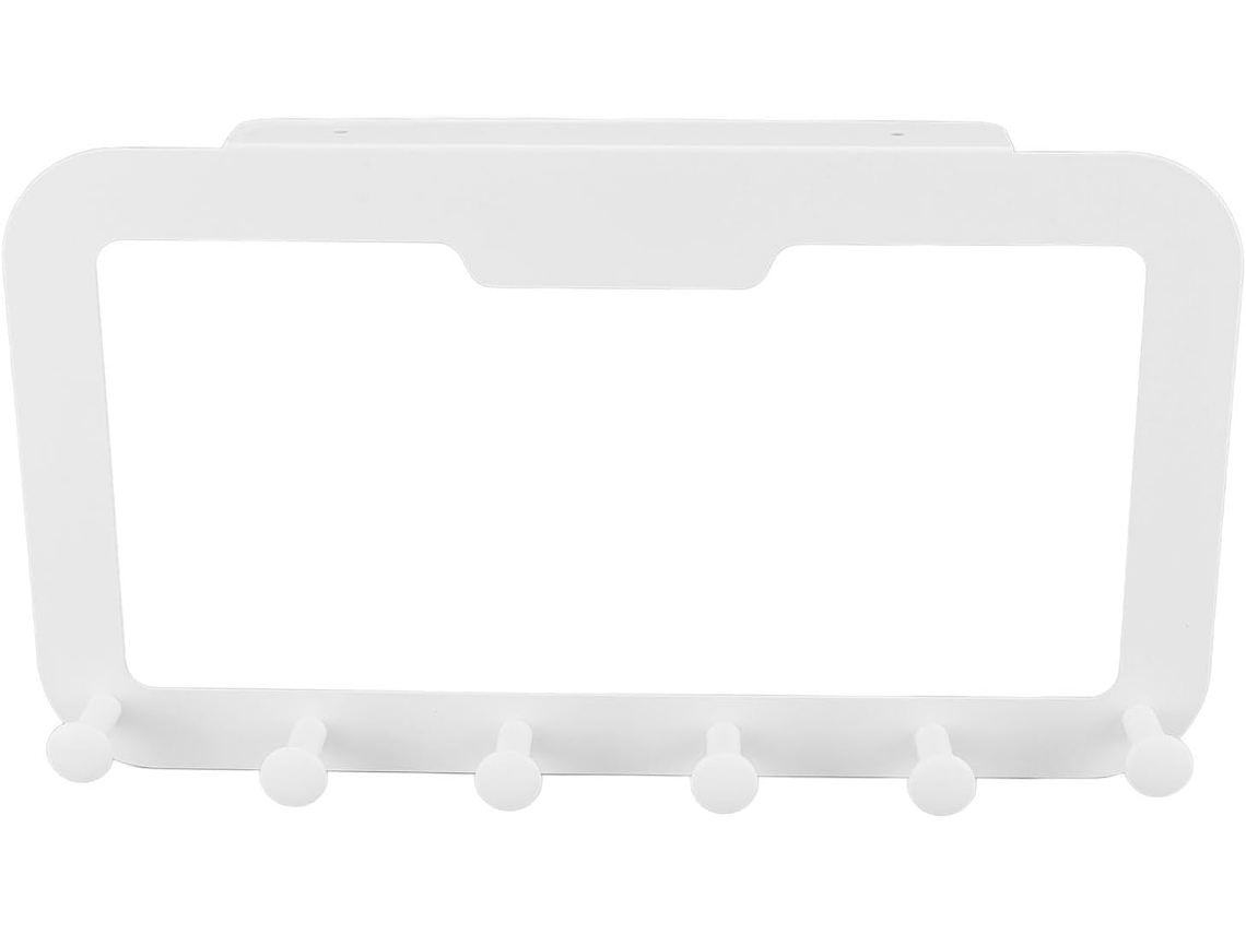 Ganchos De Porta Gloglow, 6 Ganchos, Suporte Toalhas Em Aço Carbono Ps Com Adesivo Sem Marcas Banheiro, Quarto E