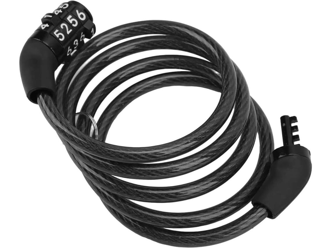 Cadeado Para Bicicleta, Cadeado Com Combinação De 4 Dígitos, Cadeado