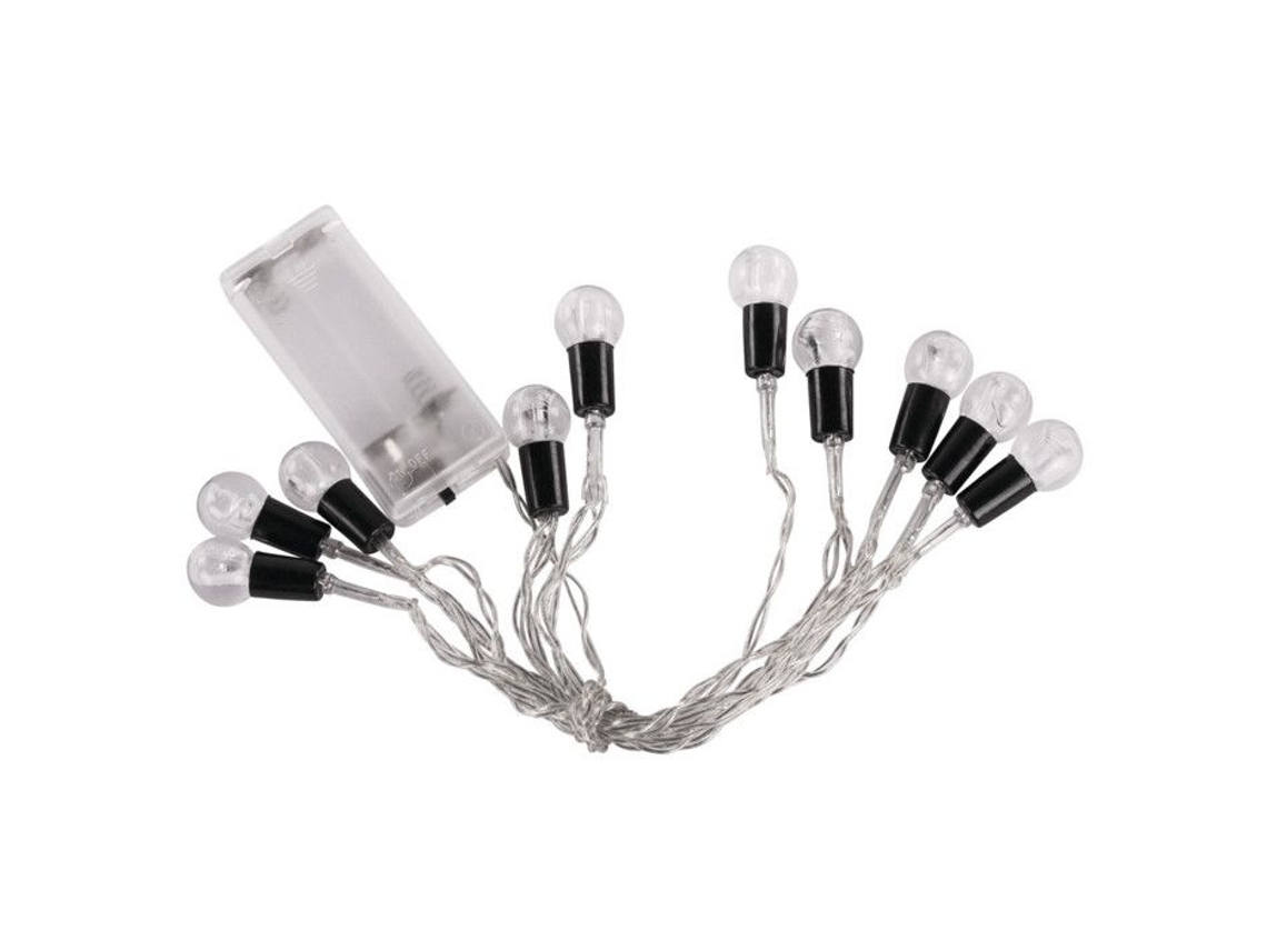 Corda De Luz Led Bolas (interior) 170cm Branco Quente