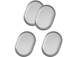 Conjunto De 4 Elegantes Pratos De Jantar Em Aço Inoxidável 304, Ideais Para Ocasiões Especiais E Uso Diário