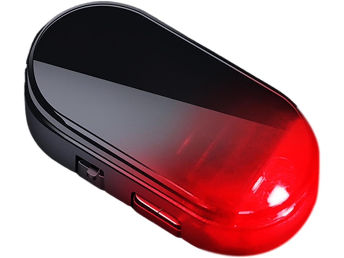 Luz De Advertência Solar Para Carro – Segurança Intermitente, Dispositivo De Alarme Com Carregamento Usb, Equipamento