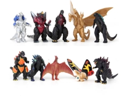 Figuras EASTVAPS Godzila (10 Peças)