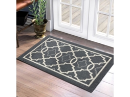 2026 tapete Antiderrapante Absorbente Anti pó Lavável para Interior e Exterior 50x80cm Cinza Escuro