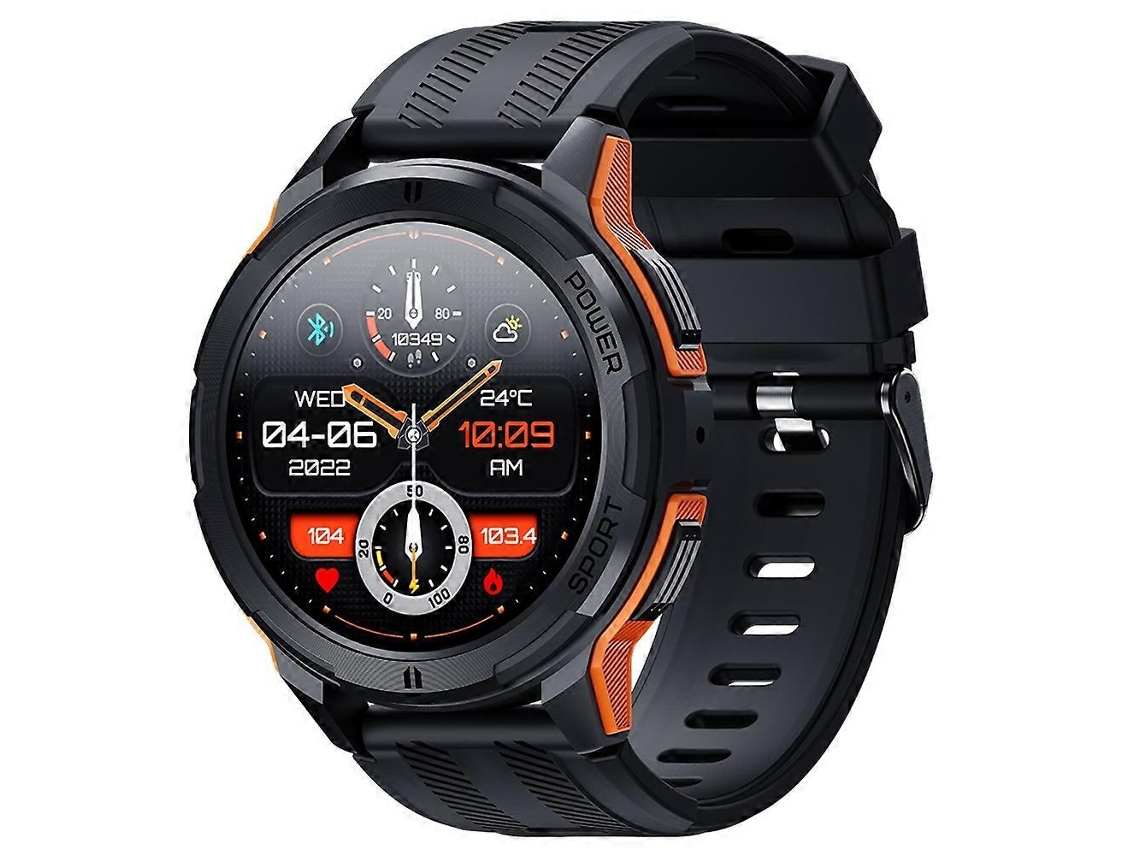 Relógio inteligente C25 tipo A com tela AMOLED de 1,43 polegadas, chamadas Bluetooth, monitoramento de frequência cardíaca e sono, bicicleta elétrica Ly