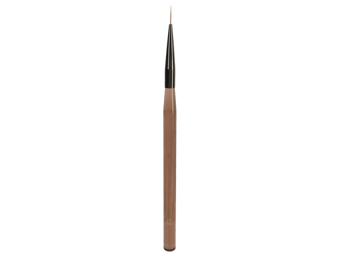 Pincel Para Uñas Profesional Nail Liner Brush Pincel De Dibujo Arte De Uñas Transparente Café Largo