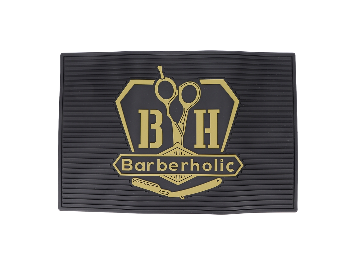 Tapete Antiderrapante Para Cabeleireiro Com Padrão Bh Material Nano Pu Resistente A Altas Temperaturas