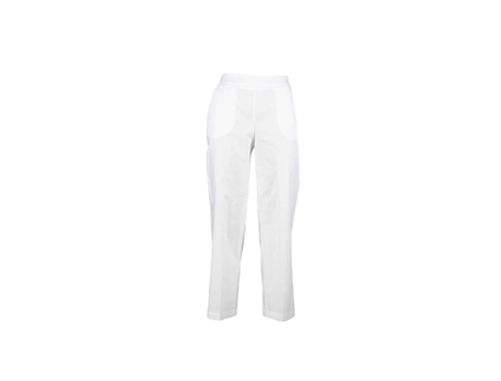 Calças de Mulher MANILAGRACE Algodão Branco (48)