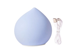 Luz Noturna de Silicone Gotinha, Cute, Controle por Toque, Usb Recarregável, para Quarto, Cabeceira, Mesa