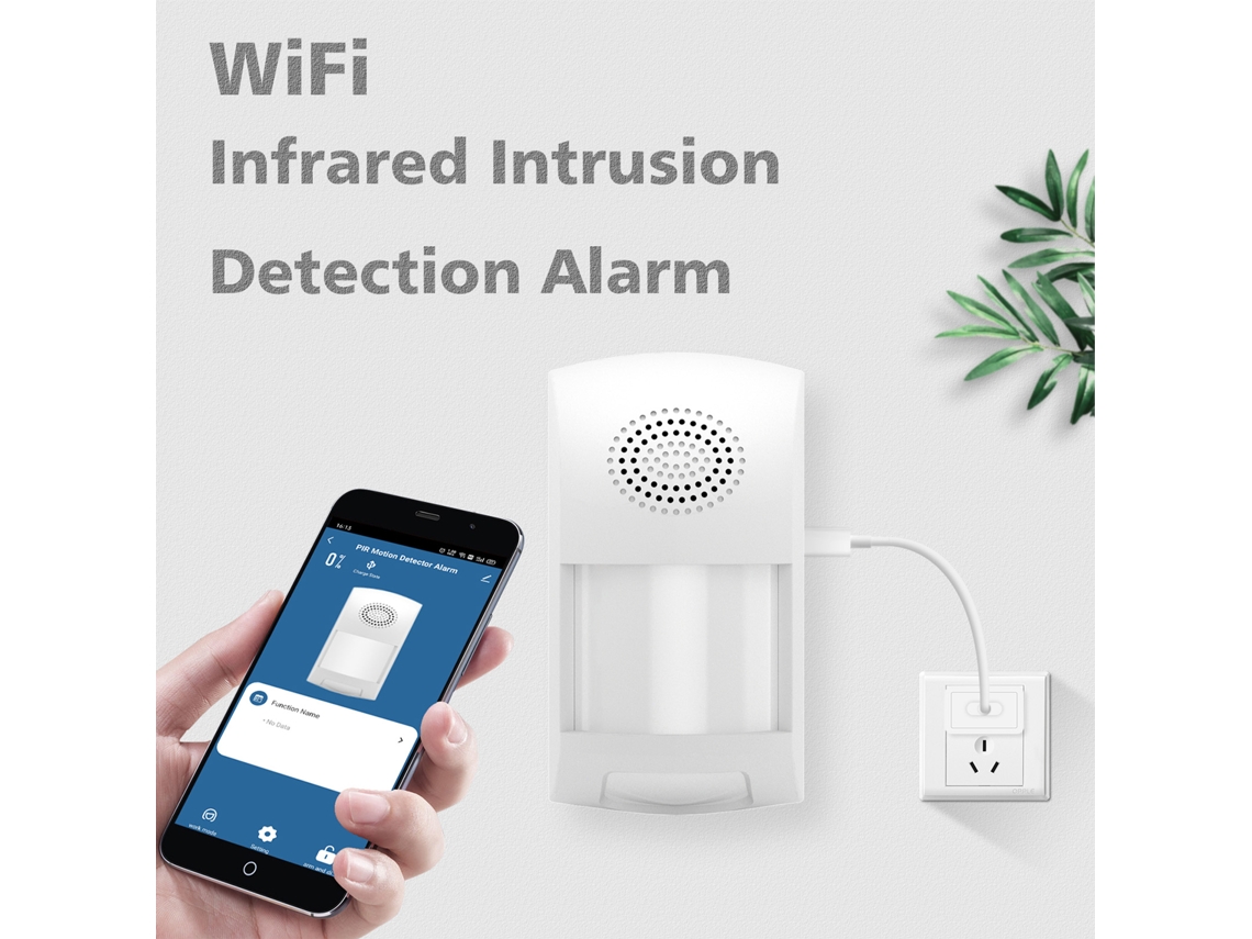Detector De Movimento Sem Fio Infravermelho Anti Pet Para Casa