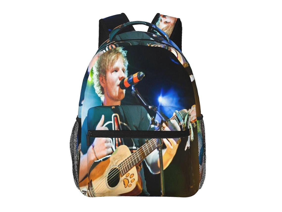 Mochila Ed Sheeran F23 Para Escola E Trabalho, Leve E À Prova Dágua, Mochila Estilosa Para Estudantes E Adultos N23 Olysi Shop